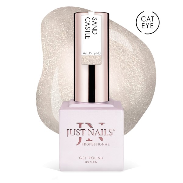 JUSTNAILS Polish Gel 5D Cat Eye - SAND CASTLE