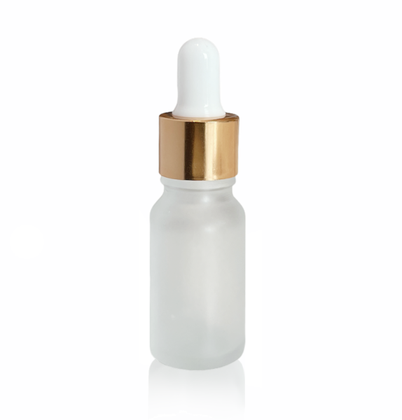 JUSTNAILS 10ml pipette bottle transparent matt