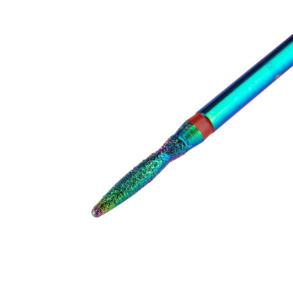 Nagelhautbit Diamant Regenbogen schmaler Tropfen 2