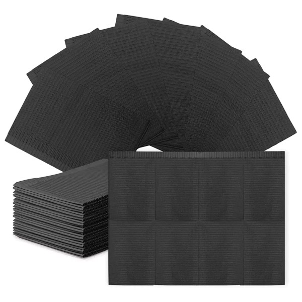JUSTNAILS 50x disposable table mats black