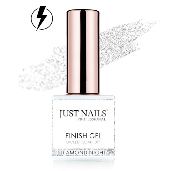 JUSTNAILS Finish Gel - Flash Diamond Night