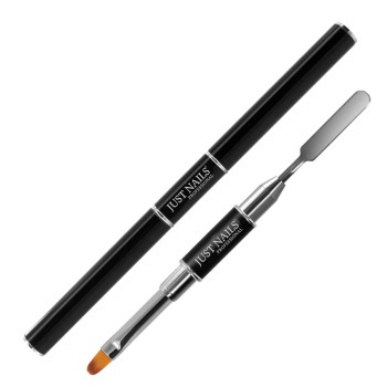 JUSTNAILS Dual Polygel Brush with Spatula JUSTNAILS Dual Polygel Brush with Spatula