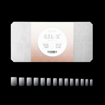 Preview: Gel-X® Ombrè Tips Box 210pcs - Natural Square Short Preview: Gel-X® Ombrè Tips Box 210pcs - Natural Square Short