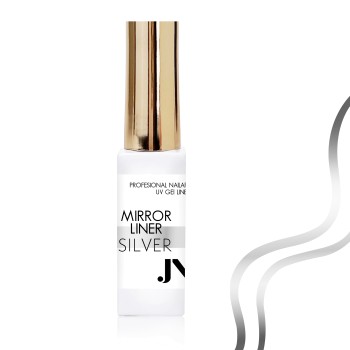 JUSTNAILS Nailart Liner Gel - MIRROR Silver JUSTNAILS Nailart Liner Gel - MIRROR Silver