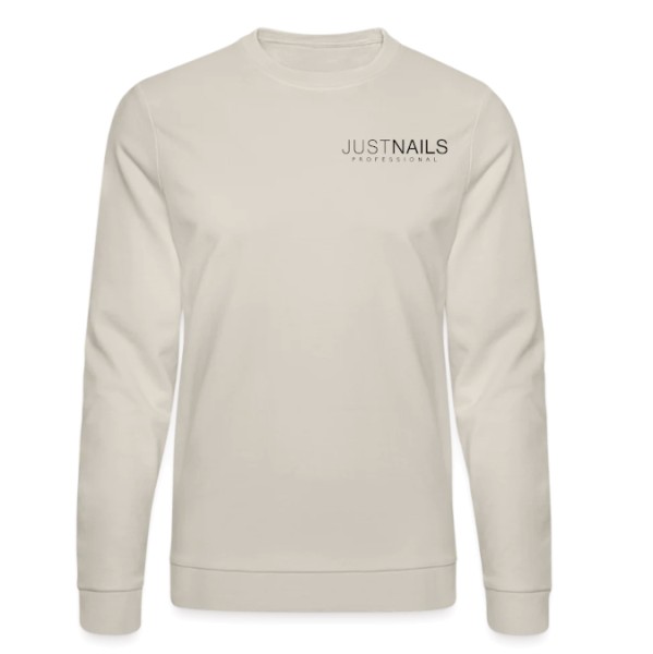 JUSTNAILS Sweatshirt Oversized Light Grey Beige *ABVERKAUF