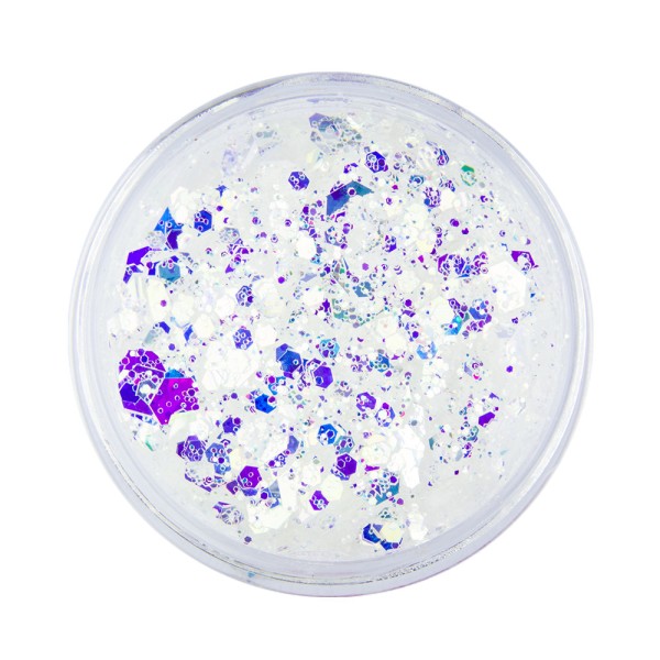 Glitter Iriscent Blue White 1g