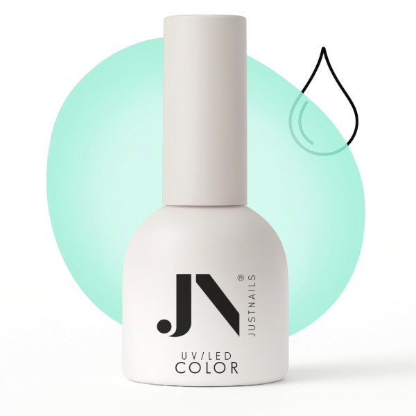 JUSTNAILS Gel GLAS Polish Color - Turquoise - Shellac Soak-off