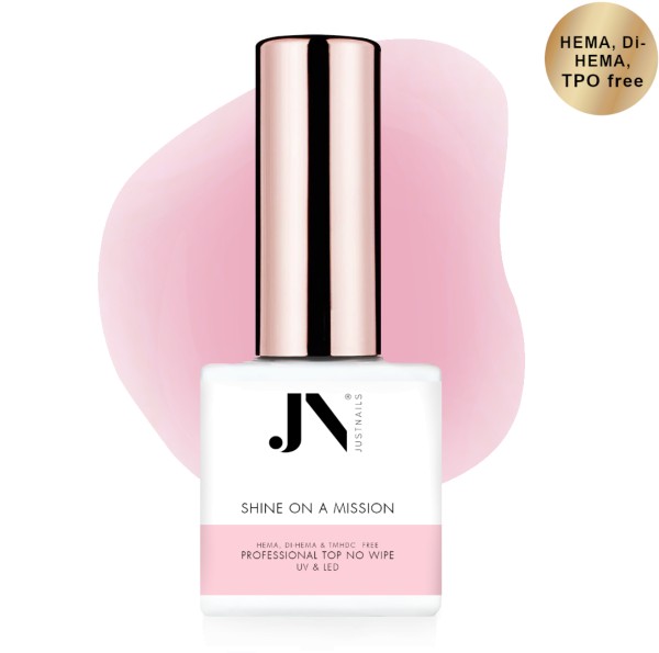 JUSTNAILS HEMA FREE - No Wipe Finish Gel - SHINE ON A MISSION