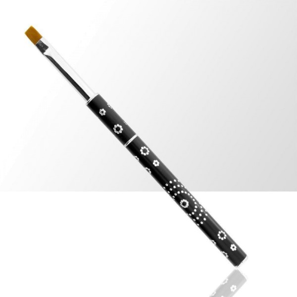 JUSTNAILS Pinsel schwarz Muster Gr. 8