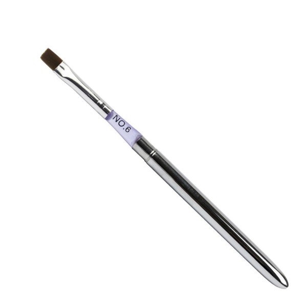 Pinsel Silber transparent Gr.6