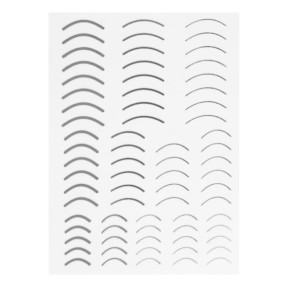 Flexible Stripes rund Set silber