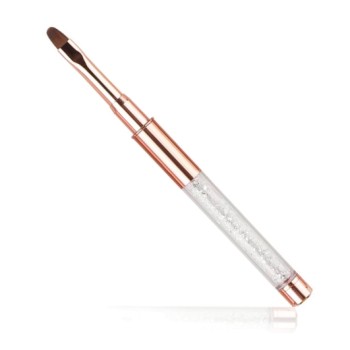 JUSTNAILS Premium Luminous Brush Rosé Size 6 Cat's Tongue JUSTNAILS Premium Luminous Brush Rosé Size 6 Cat's Tongue