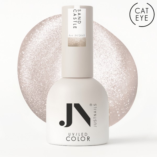 JUSTNAILS Polish Gel 5D Cat Eye - SAND CASTLE