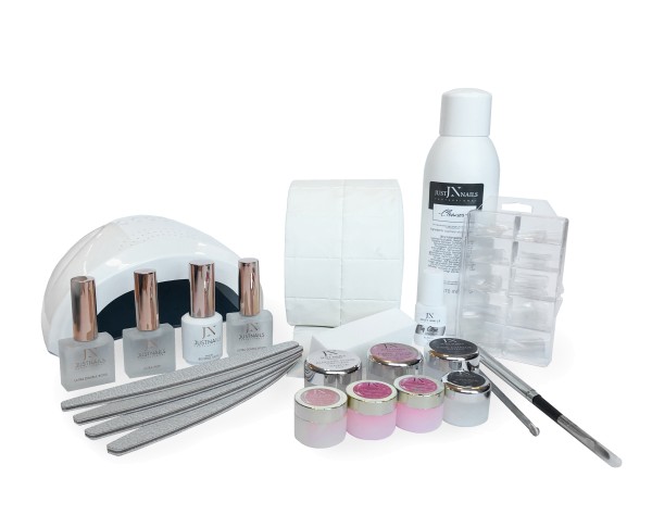 Premium Starter Set Gel with color gels and UV lamp | Justnails-shop