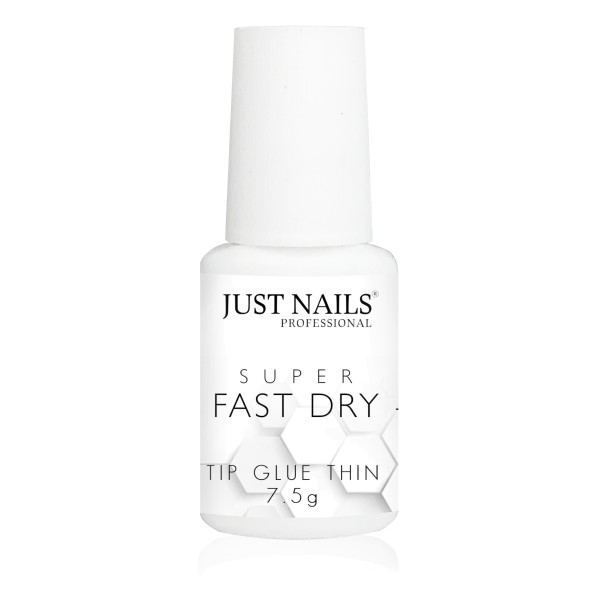 JUSTNAILS Tip glue nail glue in brush bottle 7ml