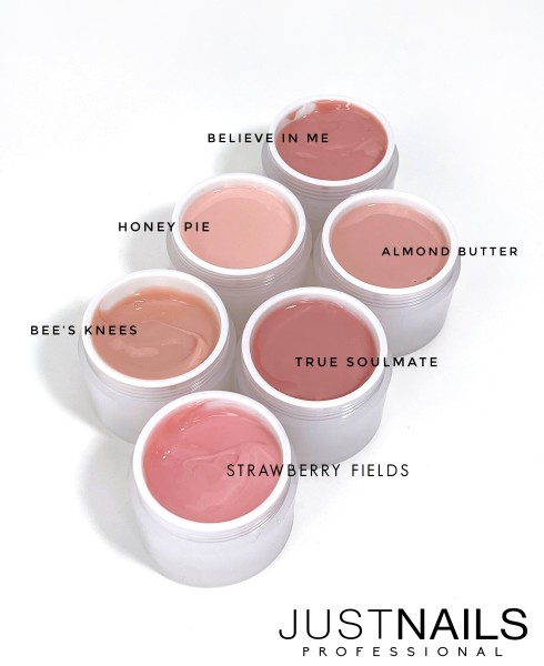 JUSTNAILS Honey Builder™ CREAM - ALMOND BUTTER