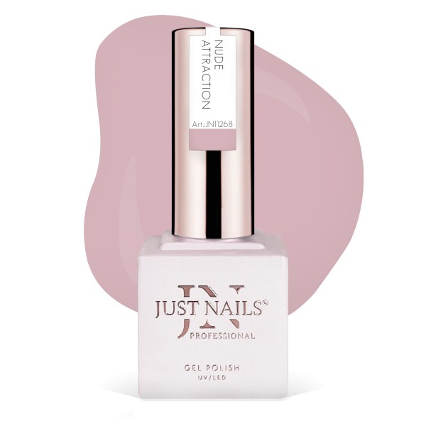 JUSTNAILS Gel Polish Color - Nude Attraction - Shellac Soak-off