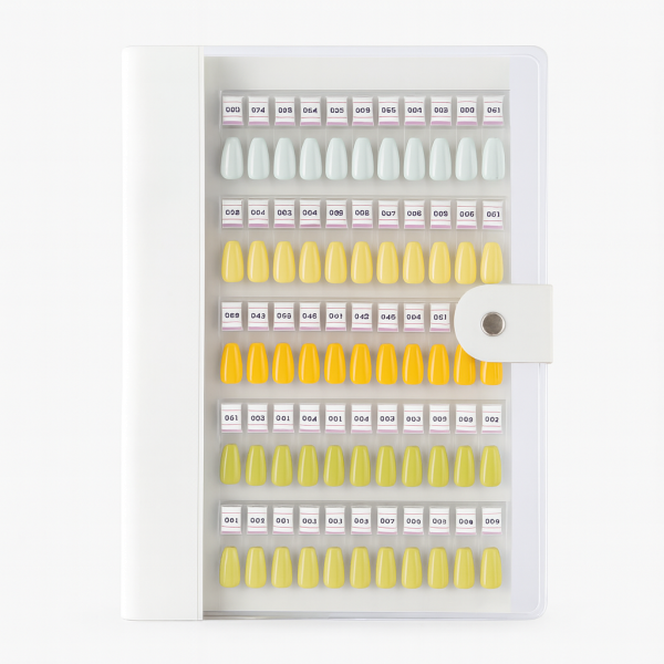 JUSTNAILS Display Tips Swatch Book white