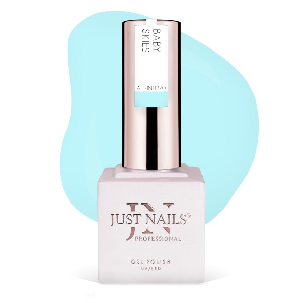 JUSTNAILS Gel Polish Color - Baby Skies - Shellac Soak-off