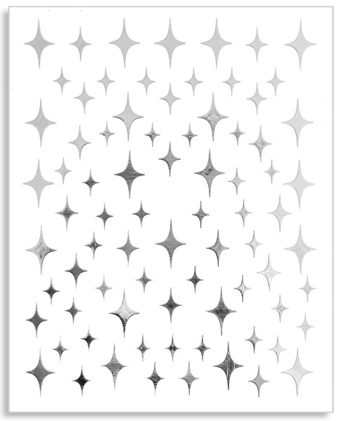 JUSTNAILS Stars Sticker Self-adhesive