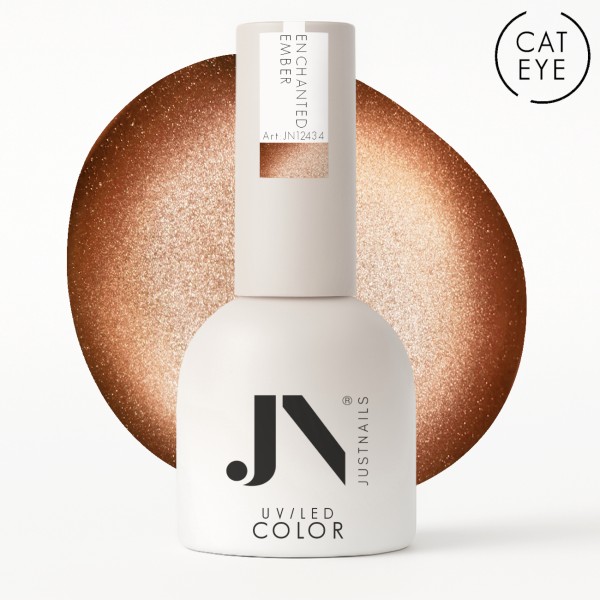 JUSTNAILS Polish Gel 5D Cat Eye - ENCHANTED EMBER