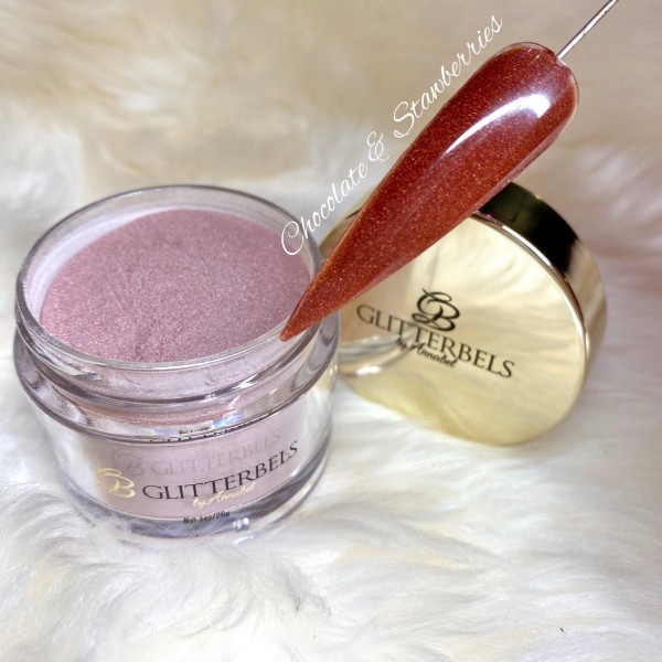 GLITTERBELS CHOCOLATE & STRAWBERRIES