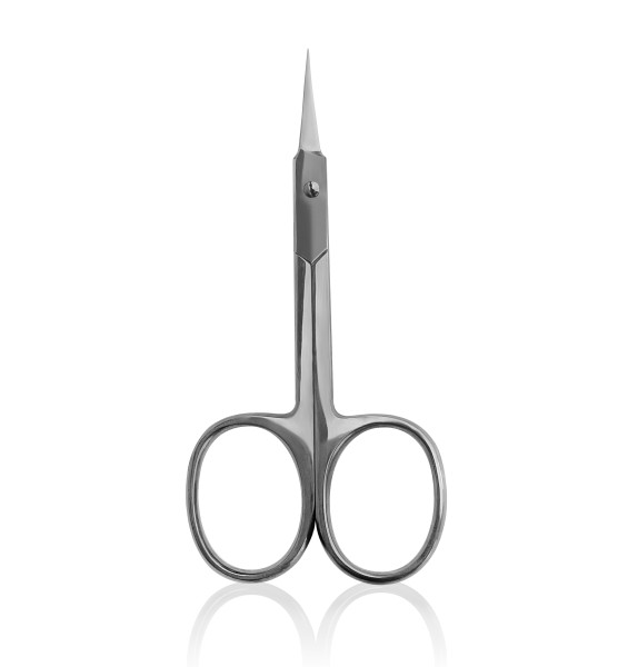 JUSTNAILS Premium cuticle scissors silver matt