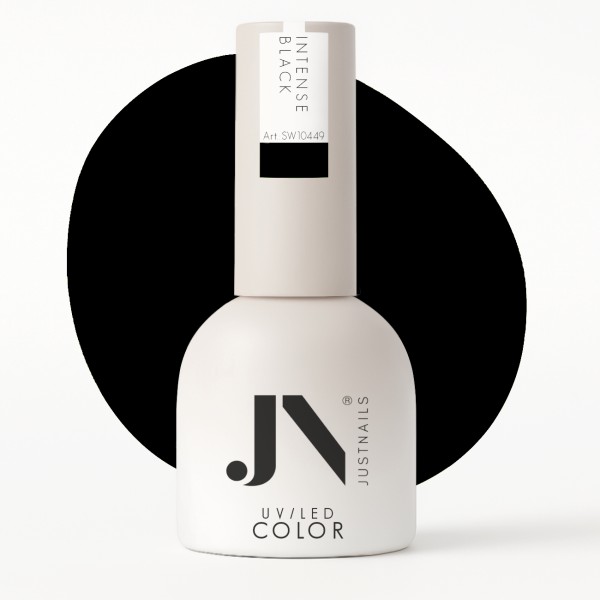 JUSTNAILS Flexi Colour - Intense Black - Polish Shellac Soak-off Gel 12ml