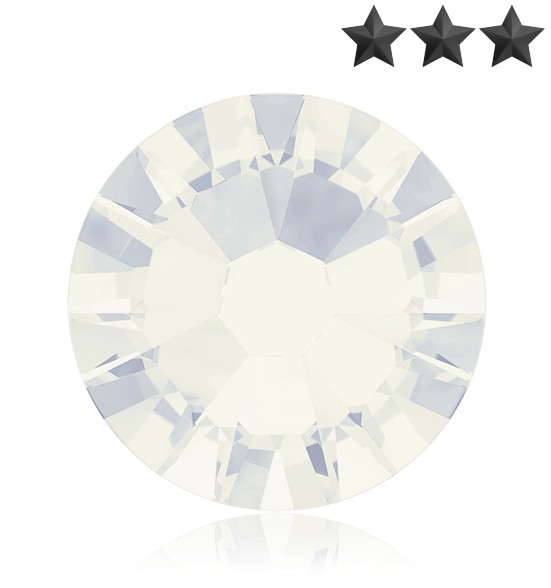 Kristall Glas Steinchen High End Quality - White Opal