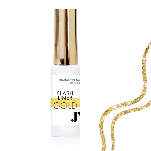 JUSTNAILS Nailart Liner Gel - Flash Gold