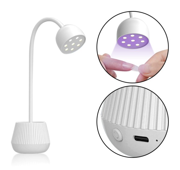 JUSTNAILS Mini LED Press on Nails Lampe 24W