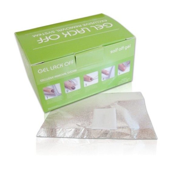Gel Soak Off Remover Pads 100x