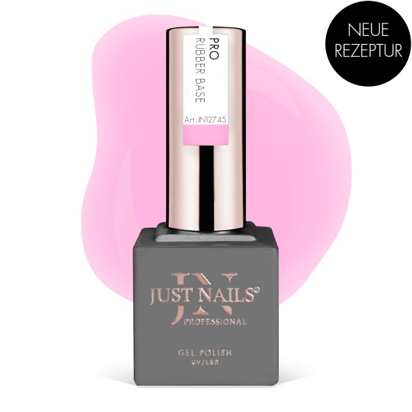 JUSTNAILS Pro Rubber Builder - FRANGIPANI PETAL - Shellac Hybrid Soak-off